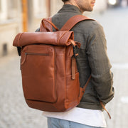 Remo Full-Grain Leather Roll-top Backpack para Mujer – Vista alternativa del producto 2