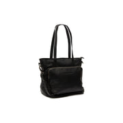 Alicante Full-Grain Leather Shopper para Mujer in Classic 100% Full-Grain Leather - Full Exterior Front Profile View | Comprar online