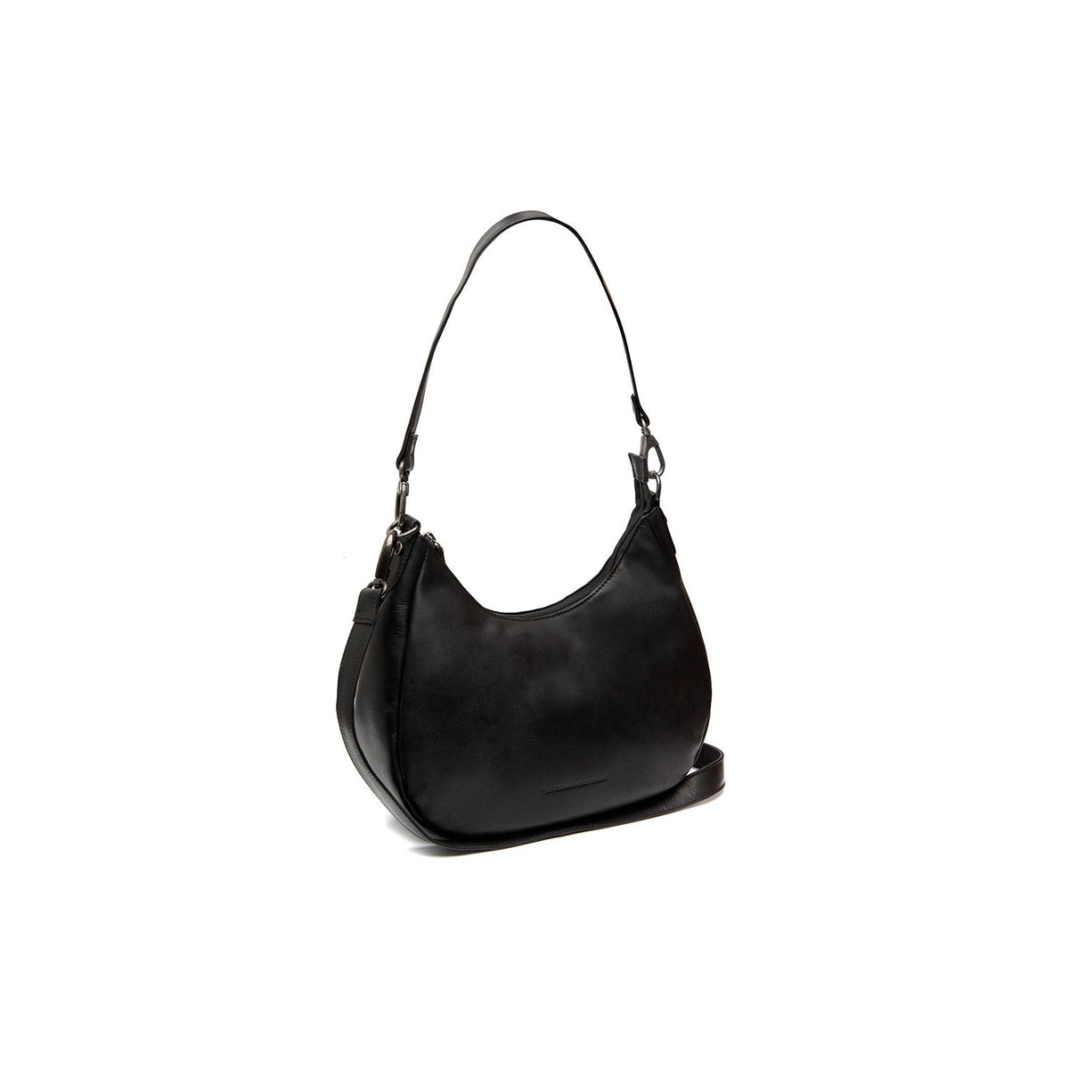 
Alexandria Bolso de hombro de cuero flor en clásico 100% cuero flor integral - Full Exterior Vista frontal y silueta entallada | Comprar online