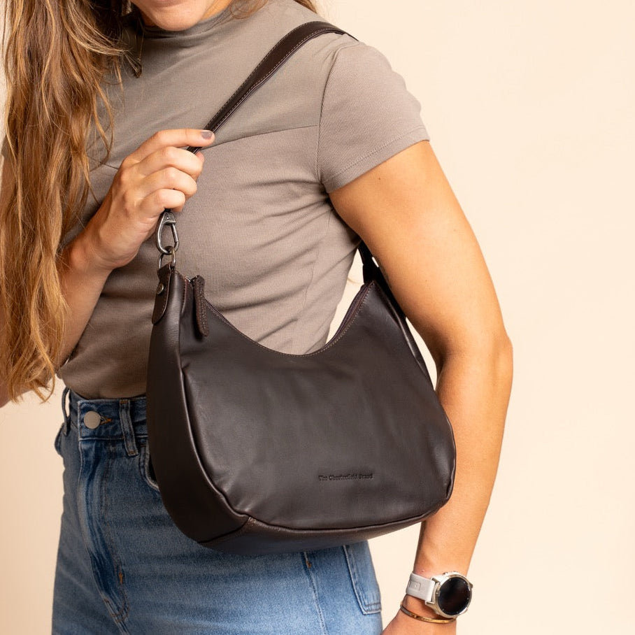 
Alexandria Bolso de hombro de cuero flor – alternate product view 2