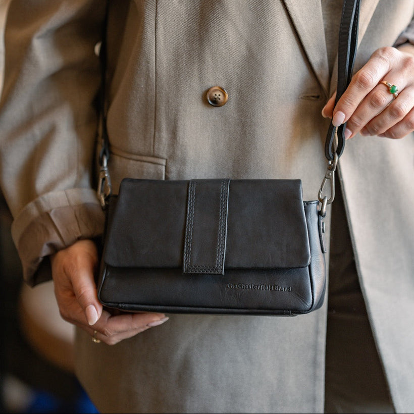 Clifden Full-Grain Leather Shoulder Bag para Mujer