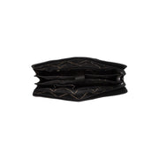Solid Antique Brass Hardware &amp; Heavy-Duty Dual Zipper Detail on Fidenza Full-Grain Leather Shoulder Bag para Mujer
