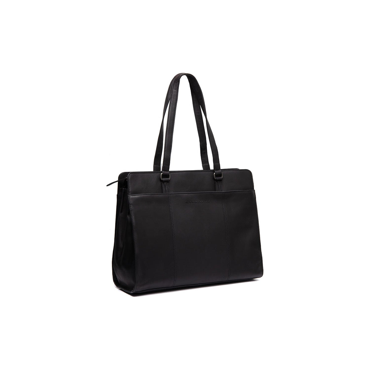 Fidenza Full-Grain Leather Shoulder Bag para Mujer in Classic 100% Full-Grain Leather - Full Exterior Front Profile View | Comprar online