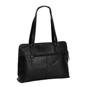 Vista interior Showing Dedicated Padded Laptop Sleeve &amp; Multi-Compartment Organization