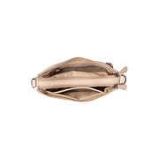 Solid Antique Brass Hardware &amp; Heavy-Duty Dual Zipper Detail on Irving Full-Grain Leather Shoulder Bag para Mujer