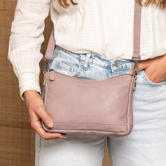 Irving Full-Grain Leather Shoulder Bag para Mujer – Vista alternativa del producto 2