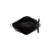 Marle Full-Grain Leather Shoulder Bag para Mujer - Structured Side Profile Showing Gusset Depth &amp; Expansion Capacity