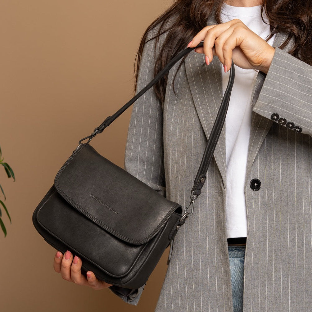 Miloa Full-Grain Leather Shoulder Bag para Mujer – Vista alternativa del producto 2