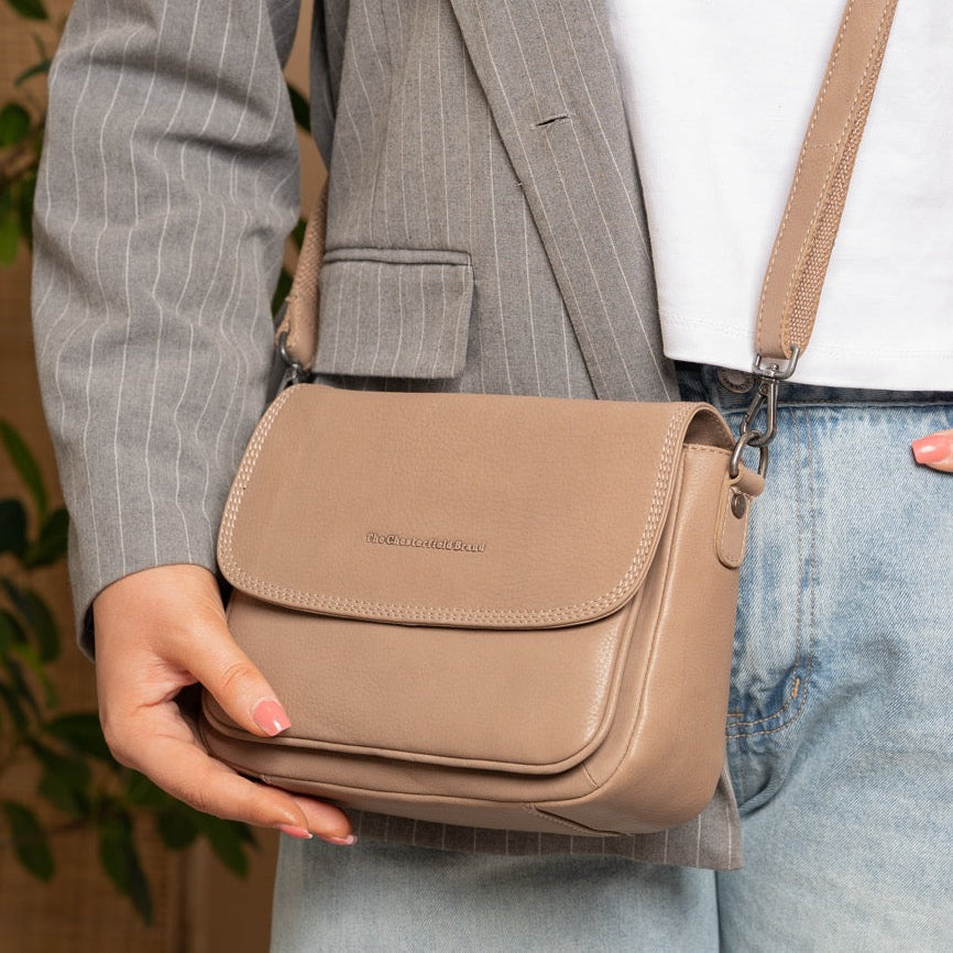 Miloa Full-Grain Leather Shoulder Bag para Mujer – Vista alternativa del producto 2