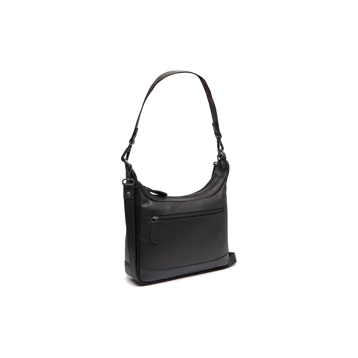 Mirave Full-Grain Leather Shoulder Bag para Mujer in Classic 100% Full-Grain Leather - Full Exterior Front Profile View | Comprar online