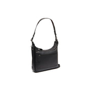 Mirave Full-Grain Leather Shoulder Bag para Mujer in Classic 100% Full-Grain Leather - Full Exterior Front Profile View | Comprar online