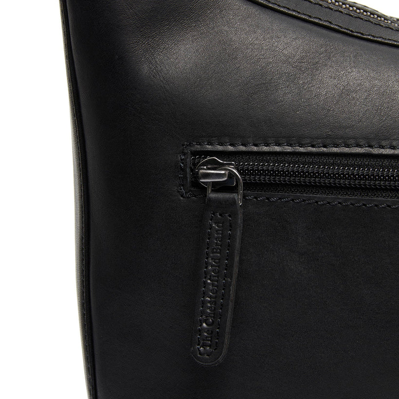 Moneva Full-Grain Leather Shoulder Bag para Mujer