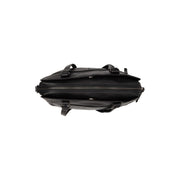 Pretoria Full-Grain Leather Shoulder Bag para Mujer - Structured Side Profile Showing Gusset Depth &amp; Expansion Capacity