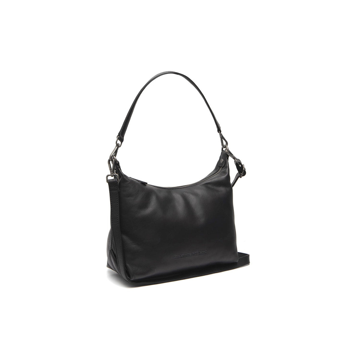 Skara Full-Grain Leather Shoulder Bag para Mujer in Classic 100% Full-Grain Leather - Full Exterior Front Profile View | Comprar online