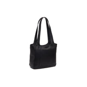 Tofino Full-Grain Leather Shoulder Bag para Mujer in Classic 100% Full-Grain Leather - Full Exterior Front Profile View | Comprar online