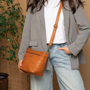 
Zarita Bolso de hombro de cuero flor – alternate product view 3
