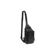 Leather Sling Bag Riga para Mujer in Classic 100% Full-Grain Leather - Full Exterior Front Profile View | Comprar online