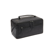 Elmia Full-Grain Leather Toiletry Bag para Mujer in Classic 100% Full-Grain Leather - Vista frontal y silueta a medida | Comprar online