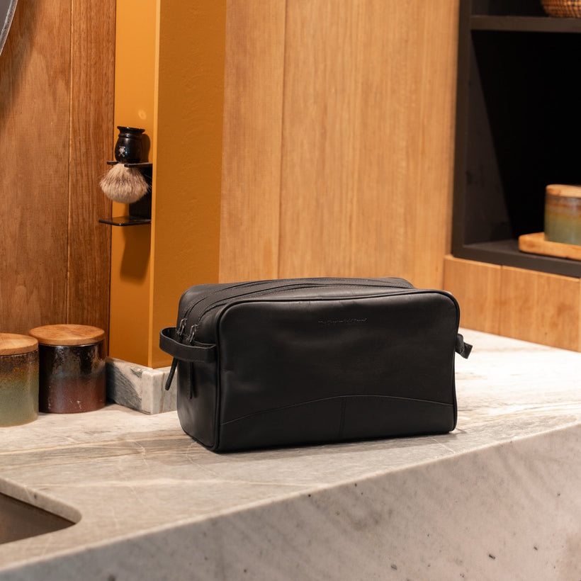 Stefan Full-Grain Leather Toiletry Bag para Mujer