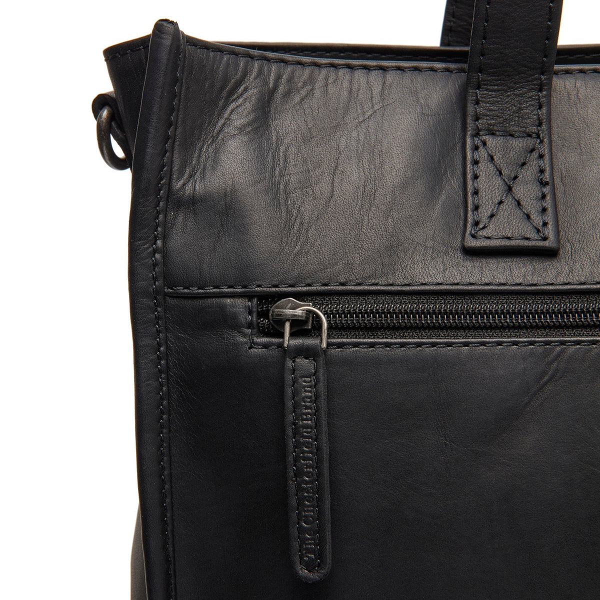 
Adana Bolso tote de cuero flor - Perfil lateral estructurado con profundidad de fuelle