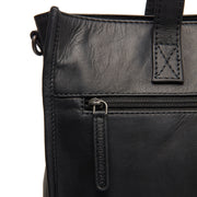 
Adana Bolso tote de cuero flor - Perfil lateral estructurado con profundidad de fuelle