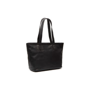 
Monza Bolso tote de cuero flor en clásico 100% cuero flor integral - Full Exterior Vista frontal y silueta entallada | Comprar online