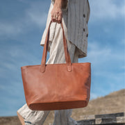 
Monza Bolso tote de cuero flor – alternate product view 2