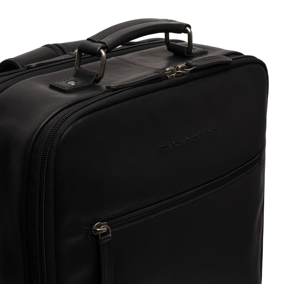 Vista interior Showing Dedicated Padded Laptop Sleeve &amp; Multi-Compartment Organization