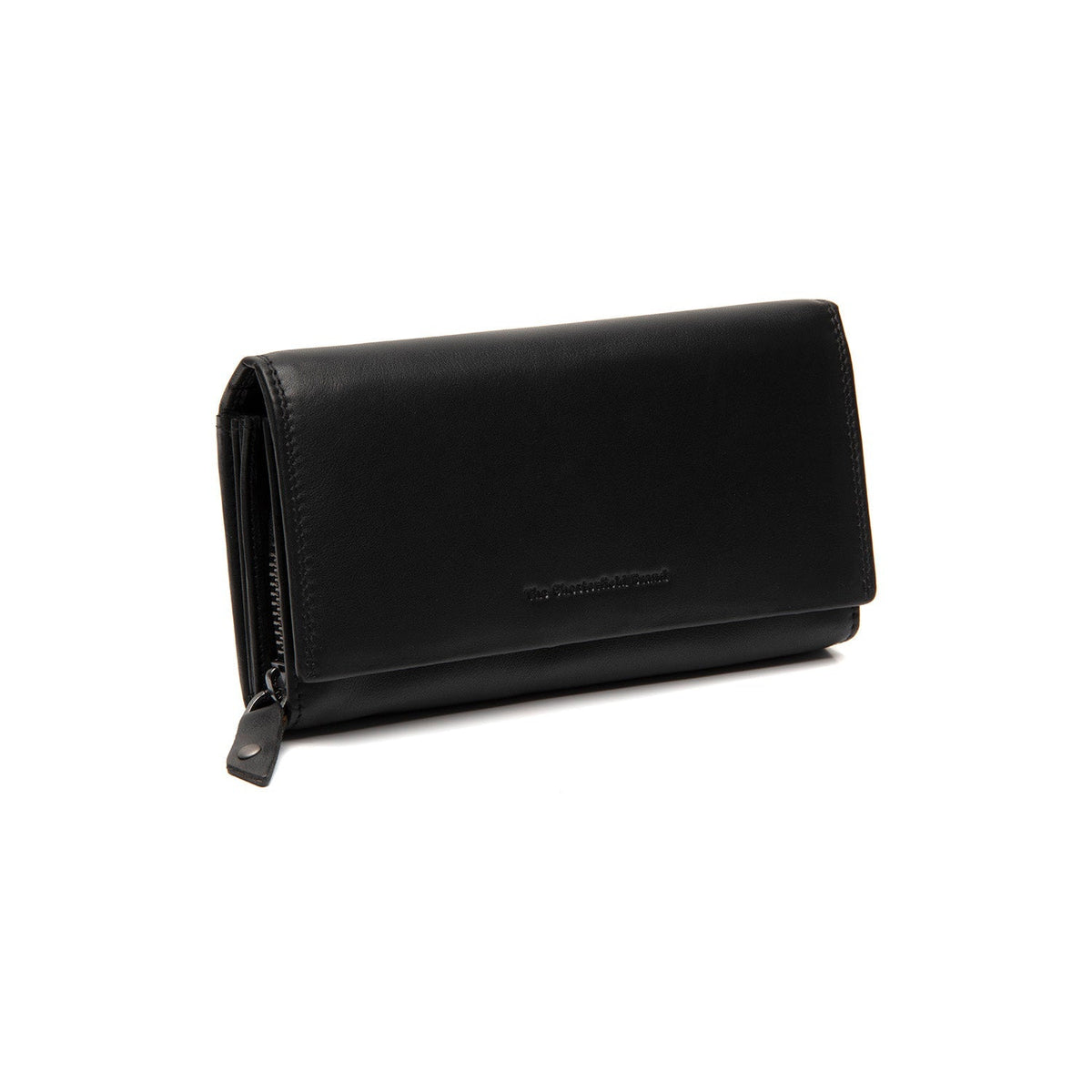 Arvento Full-Grain Cartera de Cuero para Mujer in Classic 100% Full-Grain Leather - Full Exterior Front Profile View | Comprar online