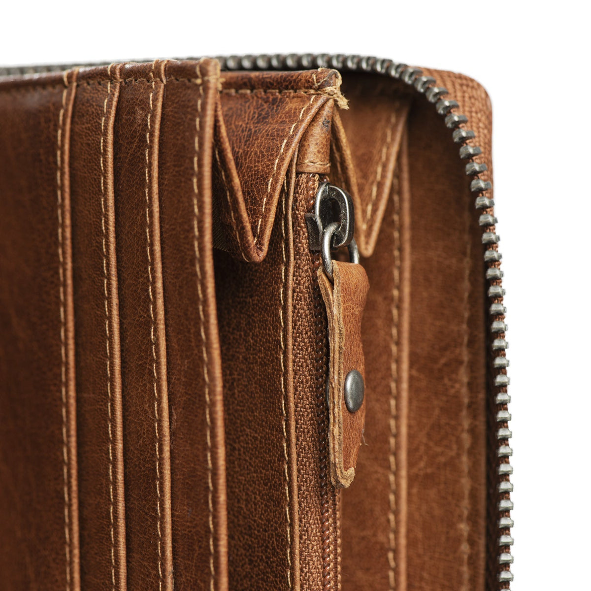 
Cognac Leather Wallet Havana, detail view 3