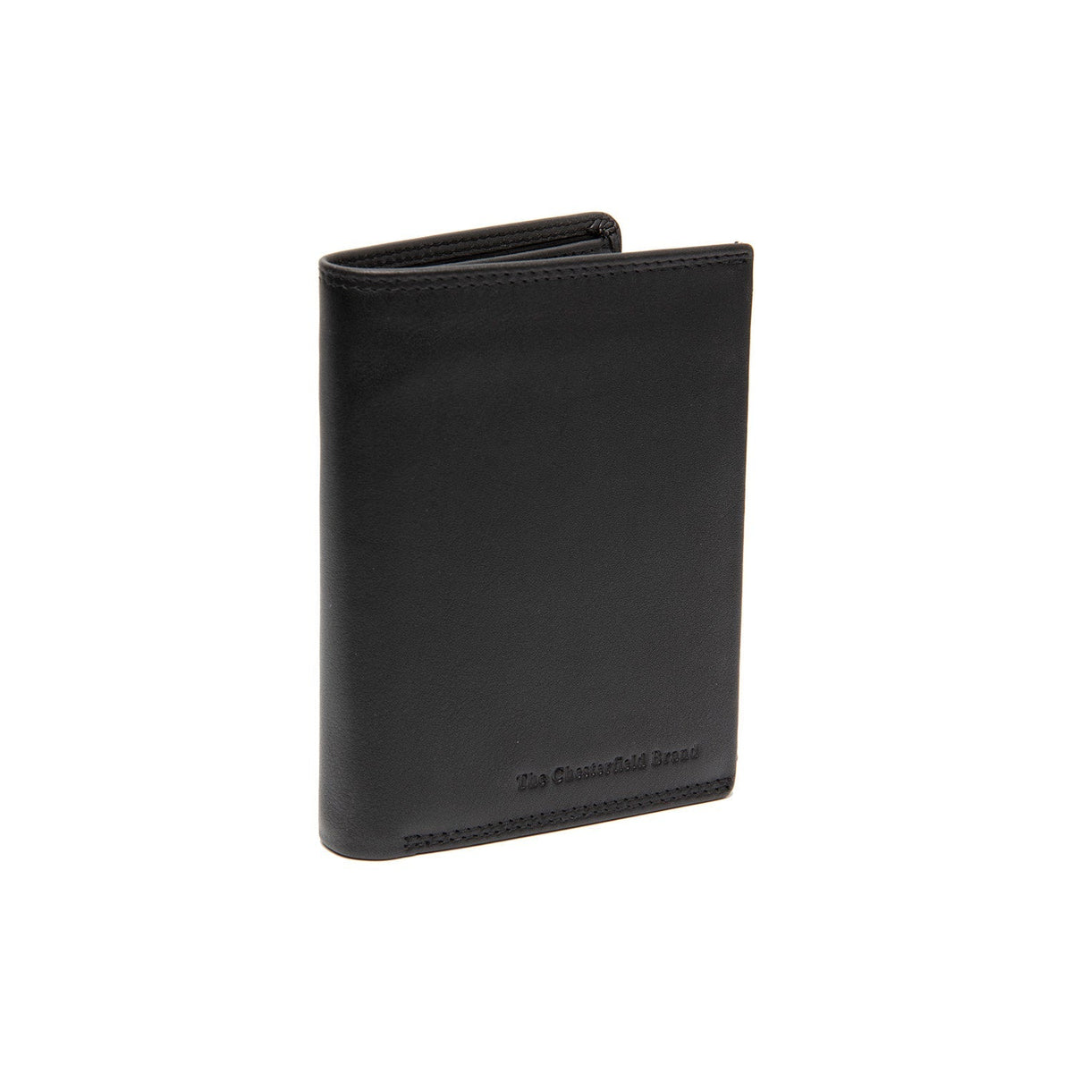 Leroy Full-Grain Leather Wallet in Classic 100% Full-Grain Leather - Full Exterior Front Profile View | Buy Online
