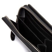 
Classic 100% Full-Grain leather Wallet - Perspectiva trasera con correas de cuero reforzadas