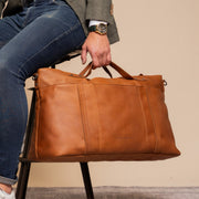 Mark Full-Grain Leather Weekender Bag para Mujer – Vista alternativa del producto 2