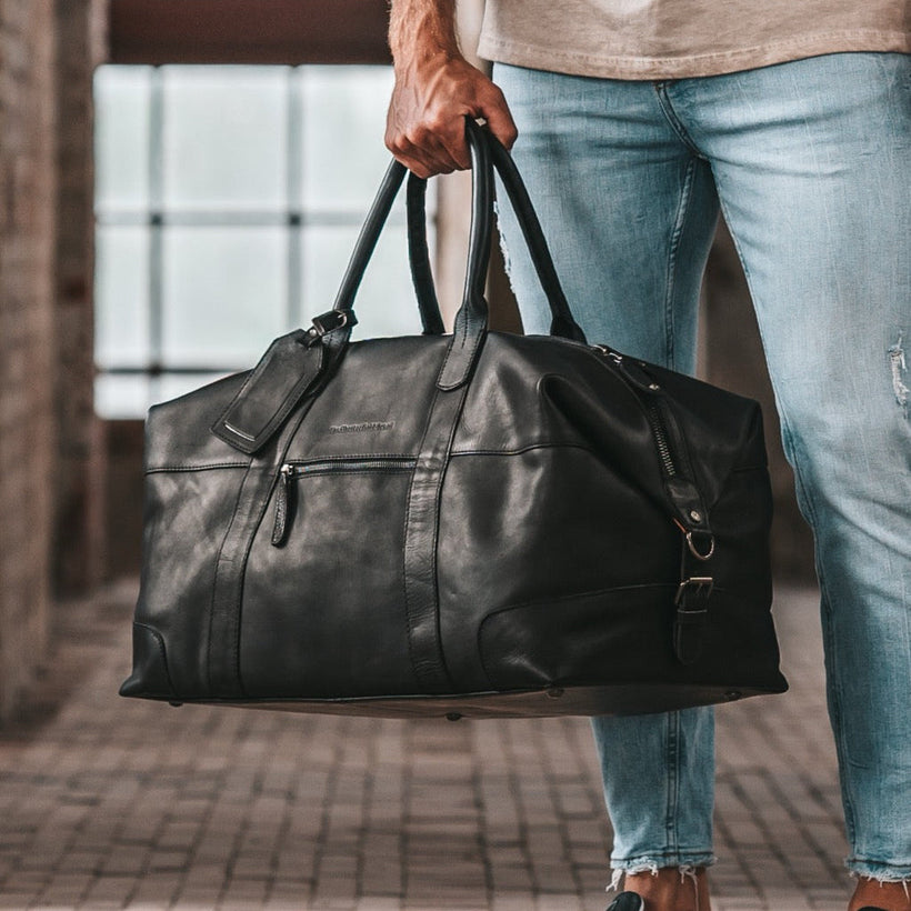 Portsmouth Full-Grain Leather Weekender Bag para Mujer