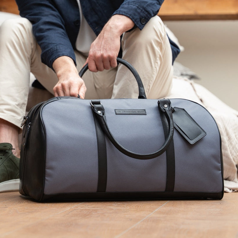 Tornio Bolsa de viaje weekender de cuero flor