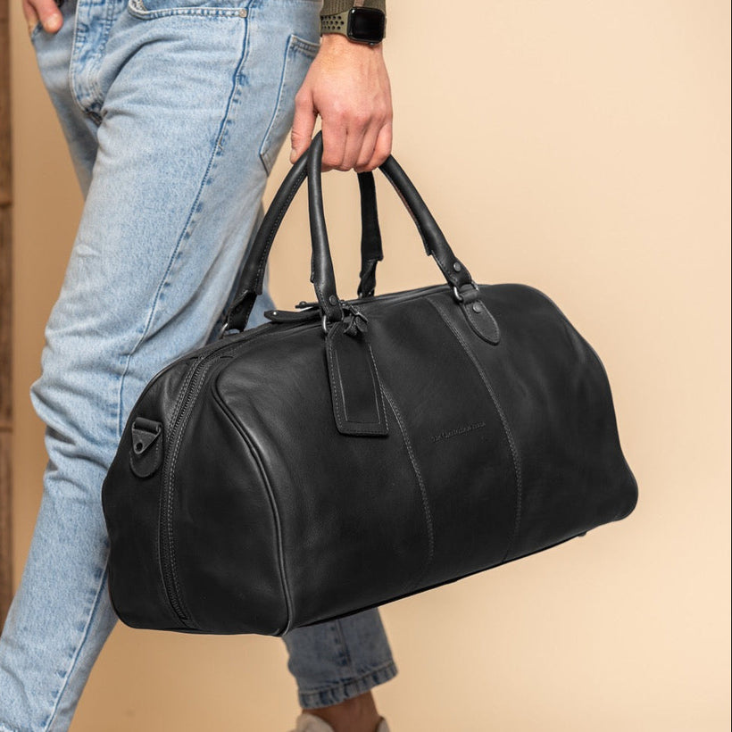 William Full-Grain Leather Weekender Bag para Mujer