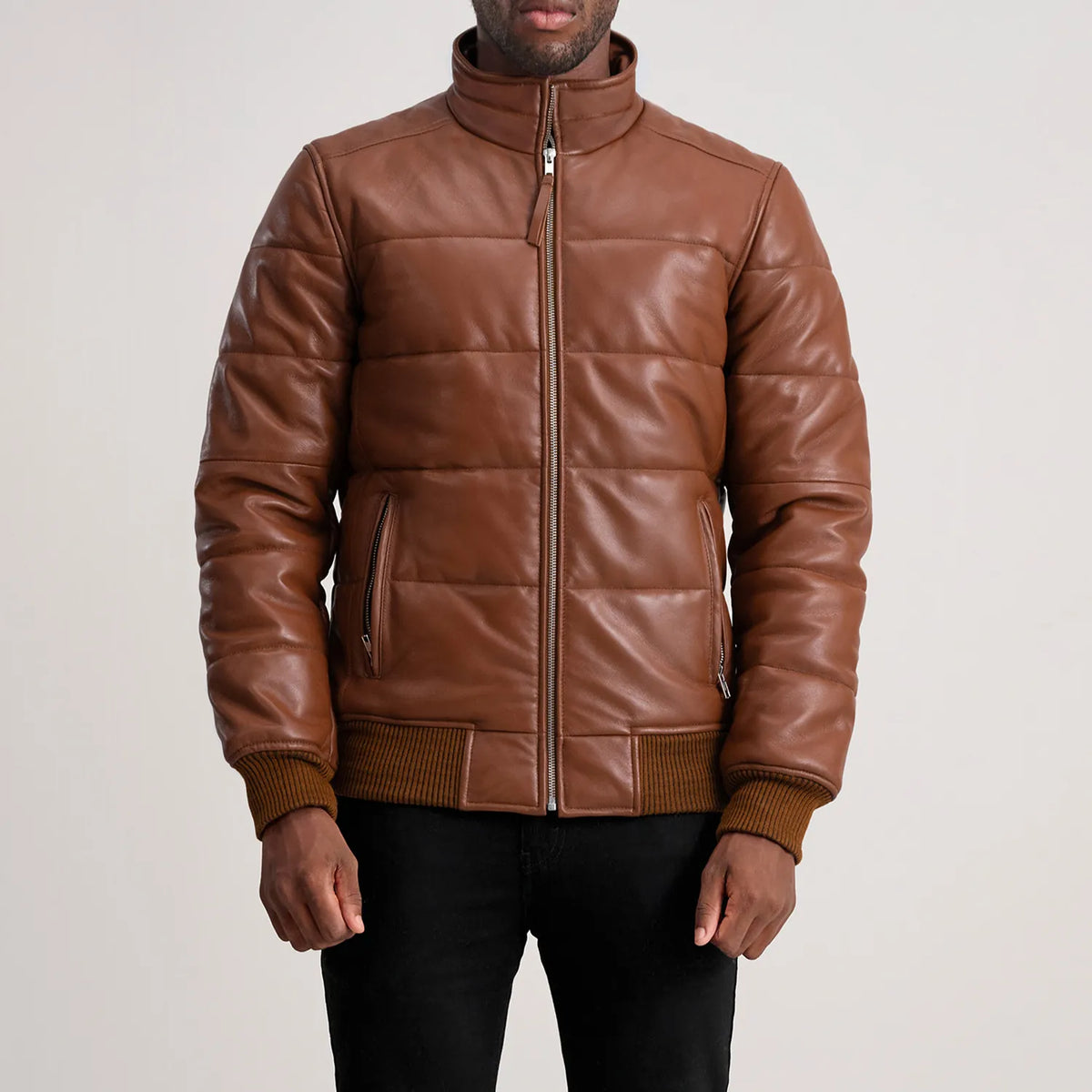 Lucas Cazadora Bomber de Cuero para Hombre – Vista alternativa del producto 4