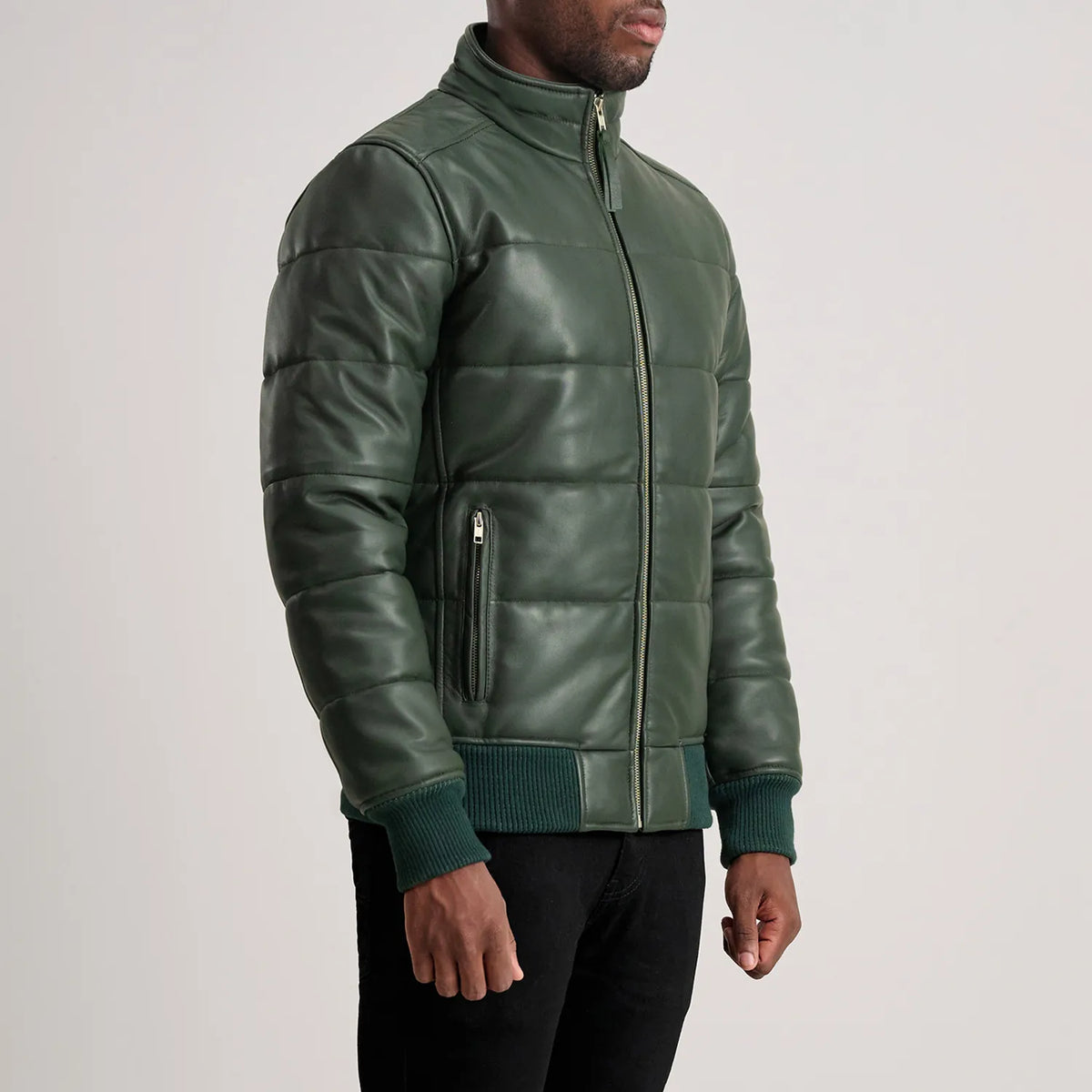 Lucas Cazadora Bomber de Cuero para Hombre – Vista alternativa del producto 2