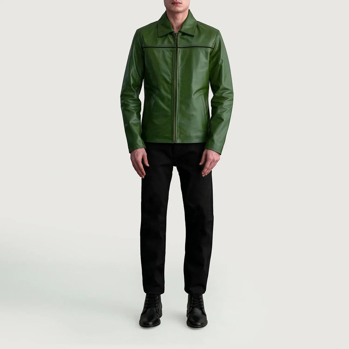Mystical Chaqueta de Cuero para Hombre – Vista alternativa del producto 4