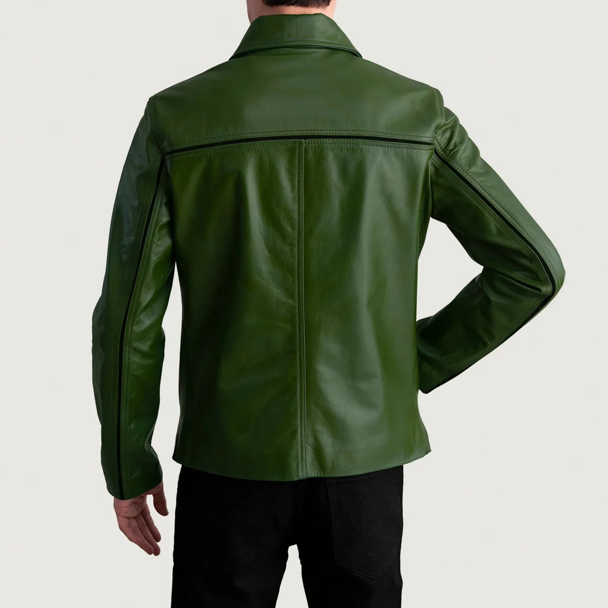 Mystical Chaqueta de Cuero para Hombre – Vista alternativa del producto 6