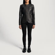 Nexi Acolchado Chaqueta de Cuero para Mujer – Vista alternativa del producto 3