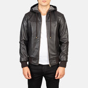 
Nintenzo Chaqueta Bomber de Cuero para Hombre – alternate product view 1
