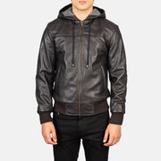 
Nintenzo Chaqueta Bomber de Cuero para Hombre – alternate product view 4