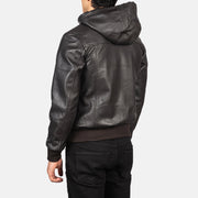 
Nintenzo Chaqueta Bomber de Cuero para Hombre – alternate product view 5