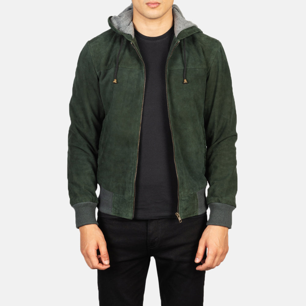 
Nintenzo Chaqueta Bomber de Cuero para Hombre – alternate product view 1