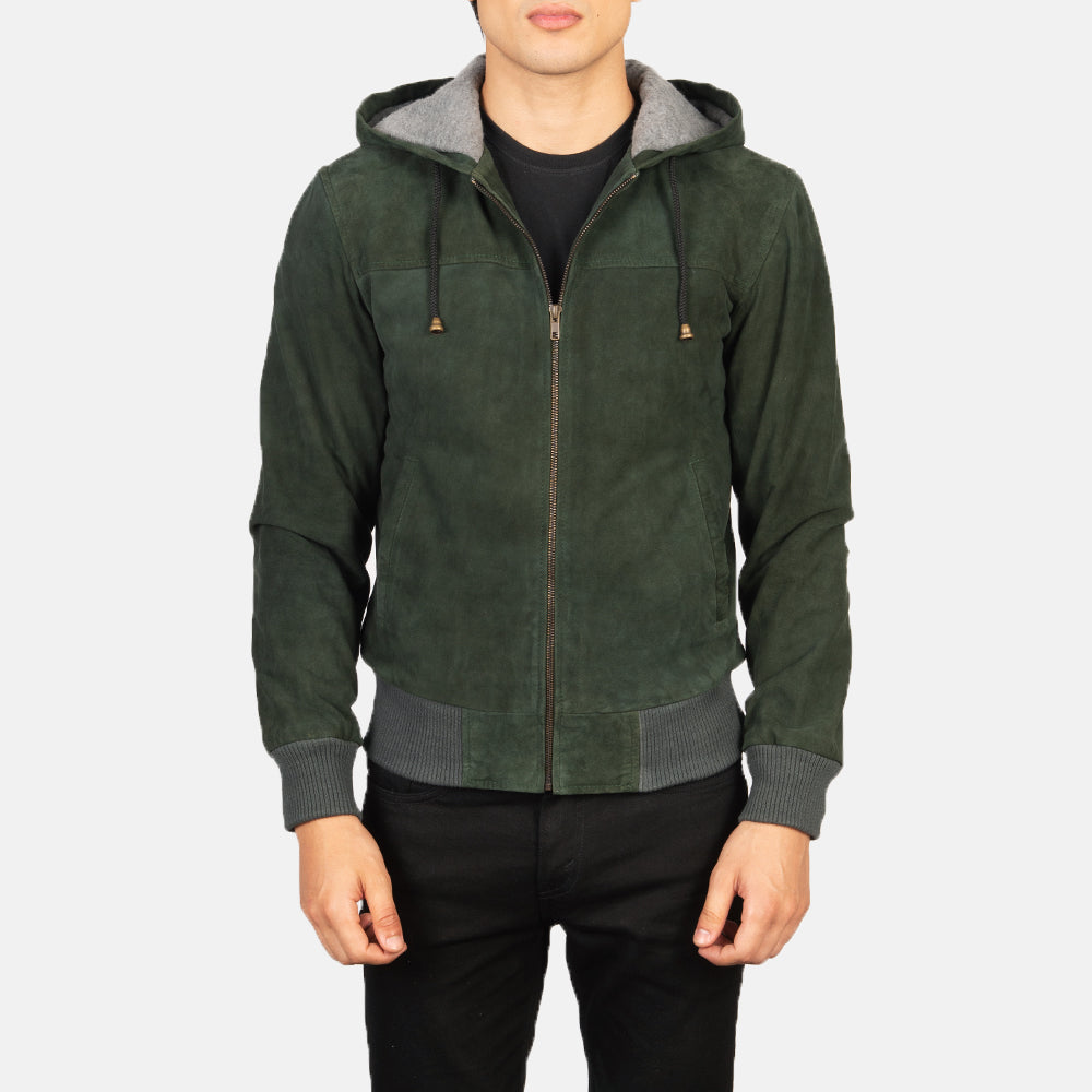 
Nintenzo Chaqueta Bomber de Cuero para Hombre – alternate product view 4
