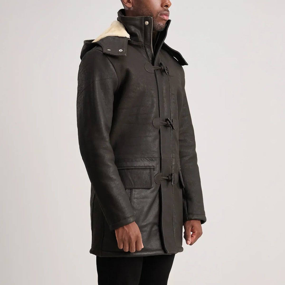 
Nolan Abrigo de Cuero para Hombre – alternate product view 2