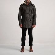 
Nolan Abrigo de Cuero para Hombre – alternate product view 3