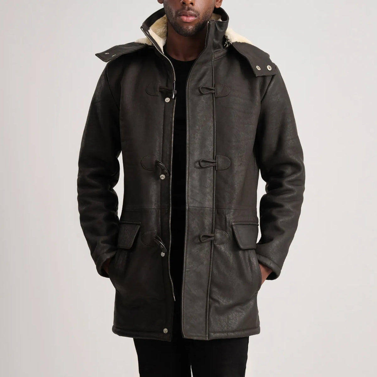 
Nolan Abrigo de Cuero para Hombre – alternate product view 4