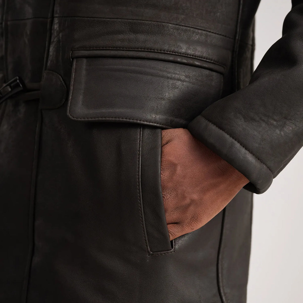 
Nolan Abrigo de Cuero para Hombre – alternate product view 6